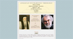 Desktop Screenshot of anglicaneucharistictheology.com